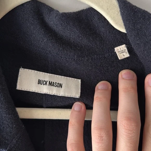 Buck Mason Felted Wool Chore Utility Jacket Coat - Picture 2 of 12